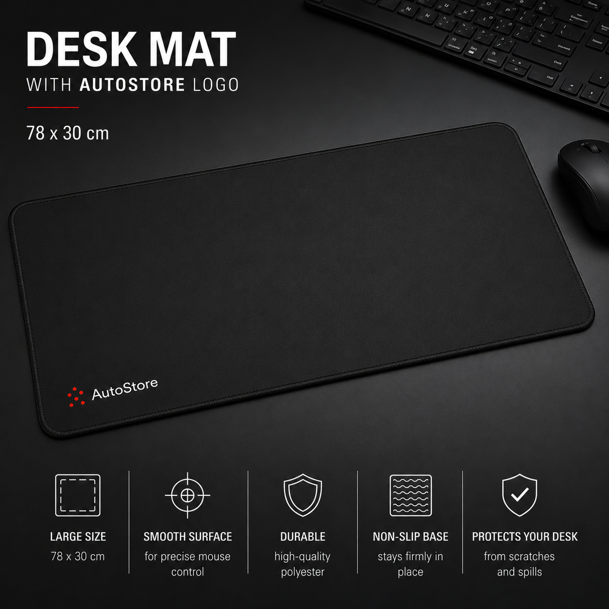 Autostore desk mat 78x30cm